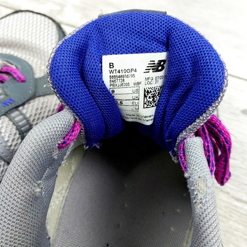 NEW BALANCE WMN 9 SYNTHETIC & MESH RUNNING SNEAKS - Picture 3 of 7